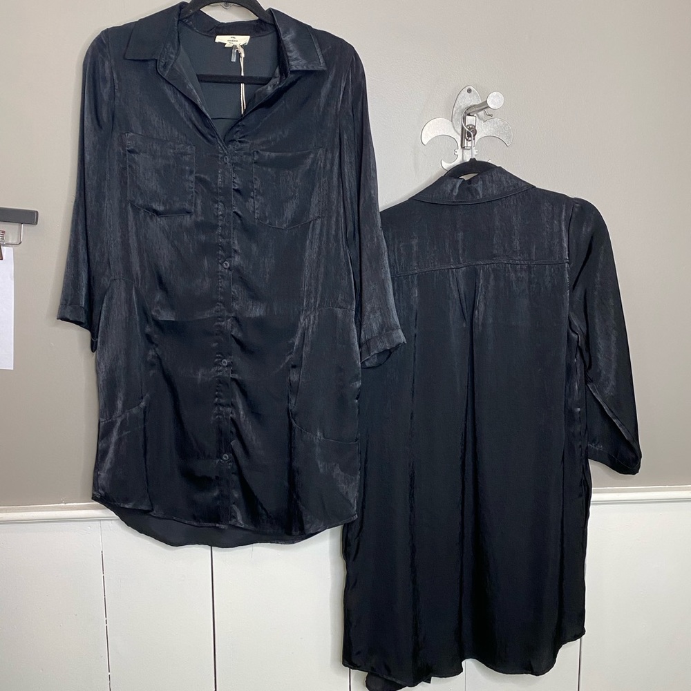 Satin Style Shift Dress